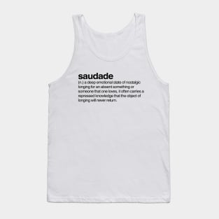 Saudade Tank Top